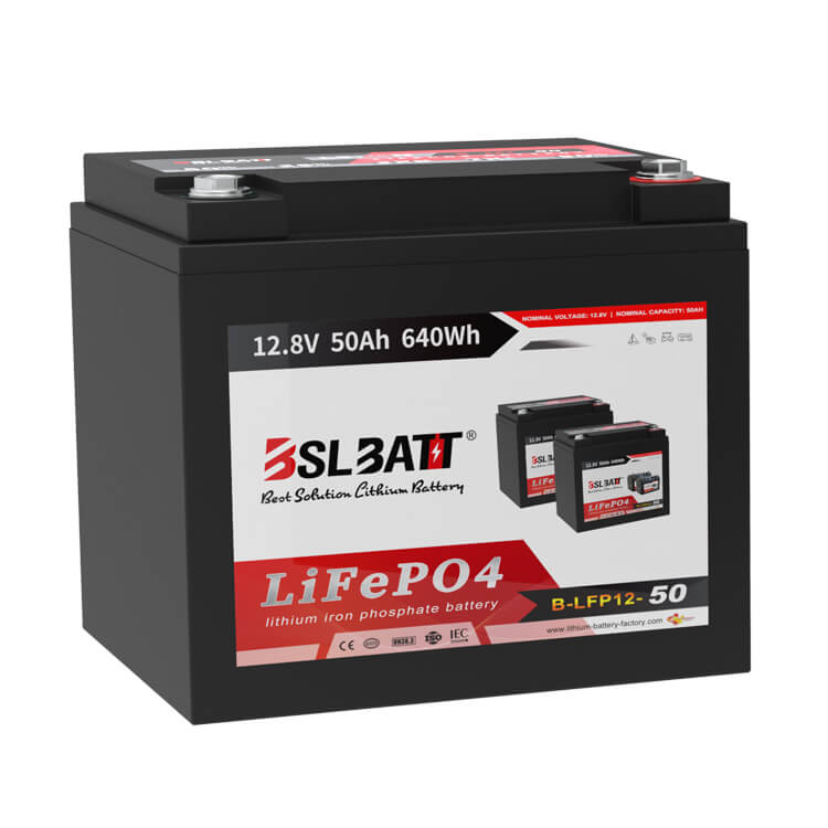 Batterie LiFePO4 50Ah 12.8V pour camping-car, caravane, solaires, bate –