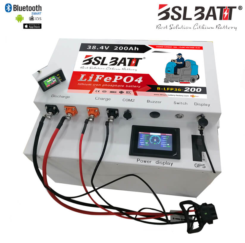 Batería de carrito de golf de iones de litio de 36v - Batería BSLBATT  LiFePo4