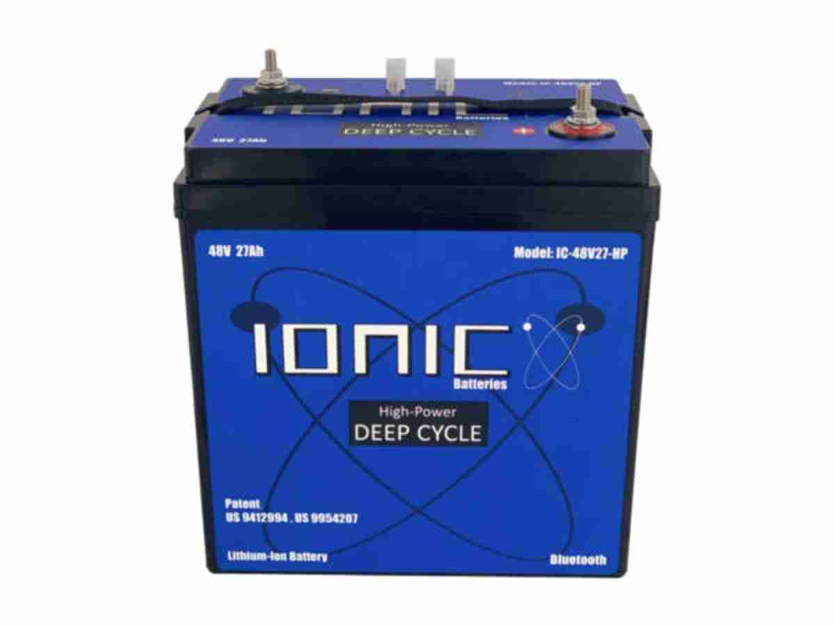 Ionic 48V 27Ah GC2 lithium deep cycle battery