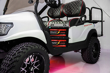 arena Tom Audreath carro Fabricante de baterías de litio para carritos de golf BSLBATT |36V, 48, 72V