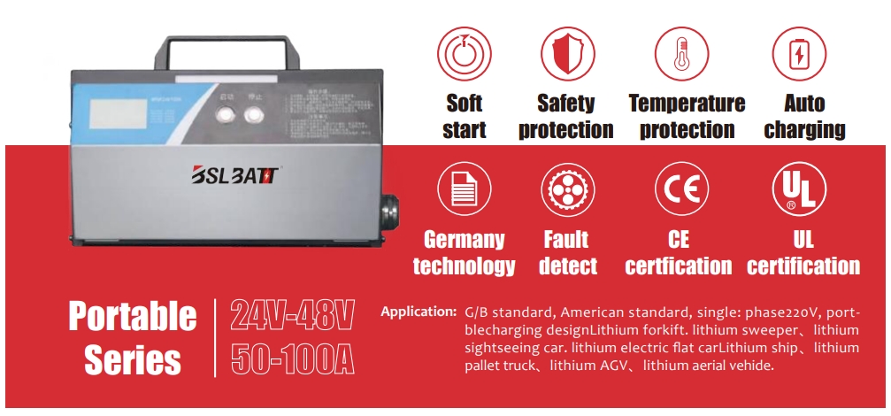 24V 50-100A charger