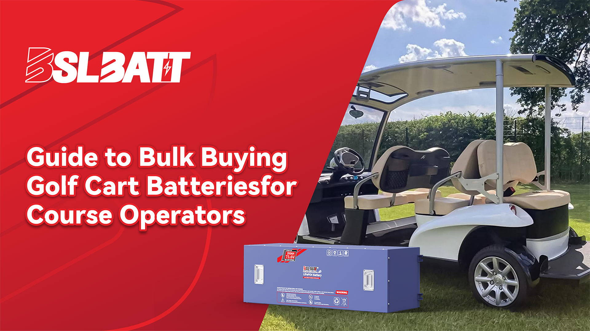 Guide to Bulk Buying Golf Cart Batteries for Course Operators