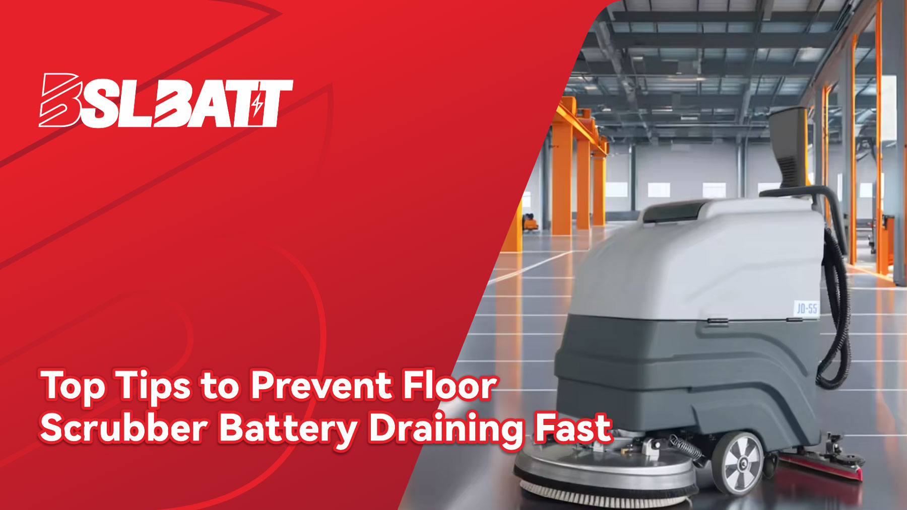 Top Tips to Prevent Floor Scrubber Battery Draining Fast